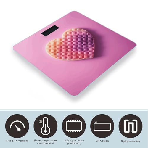 Báscula Digital Colorida de Vidrio Templado para Baño miniatura 3