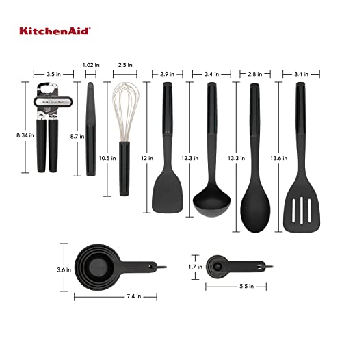 KitchenAid Universal Tool and Gadget Set, 16 Piece, Black CC Shop
