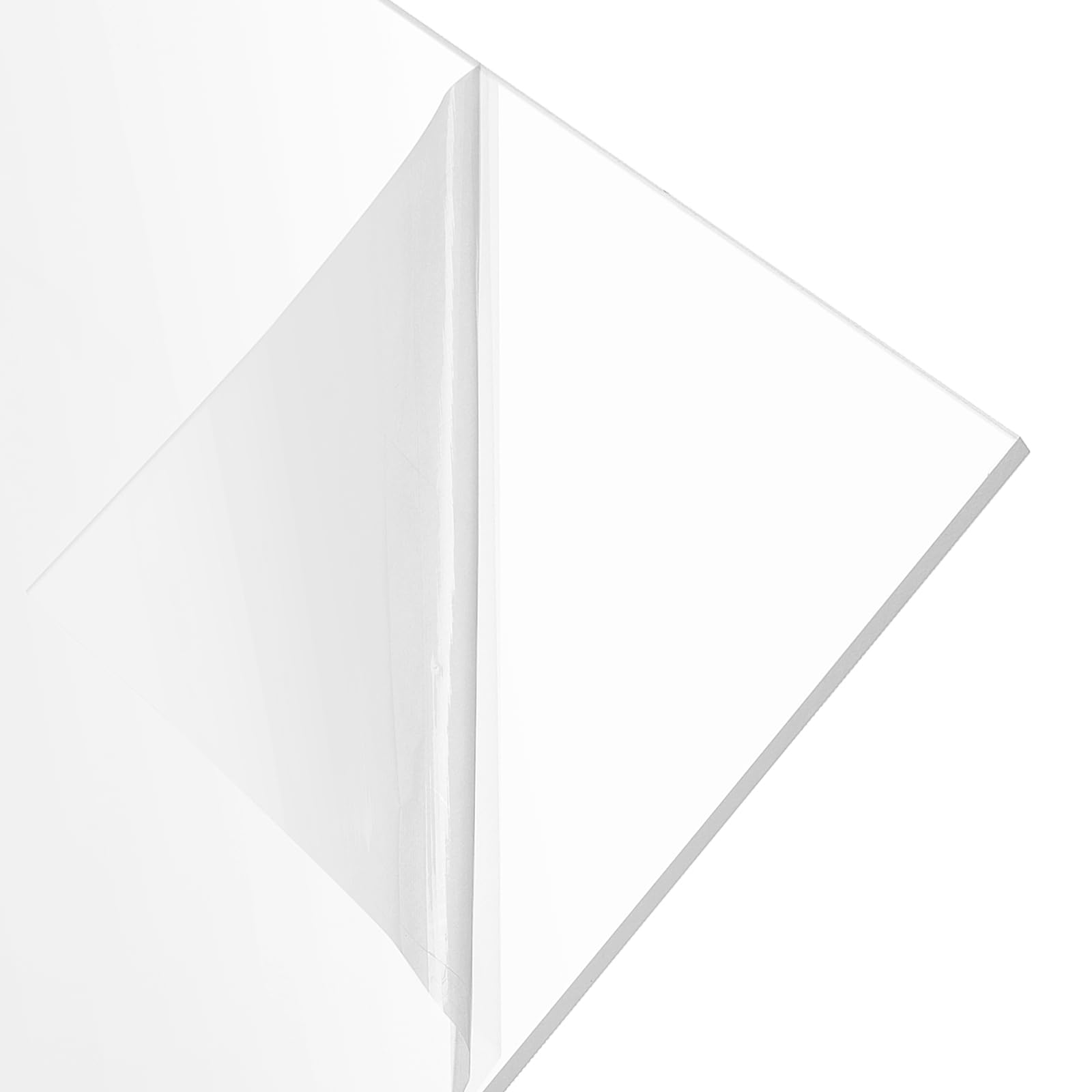 Plaque Plexiglass Transparent 30x30 cm 10 mm - Plaque Acrylique pour Gravure Laser, Décoration, Bricolage - Matériau Incassable