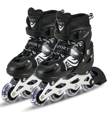 The Veryke Skating Shoes for Boys/Girls 4 Wheel Inline Skates Age 7 to 15 Years Liner Roller Skates...