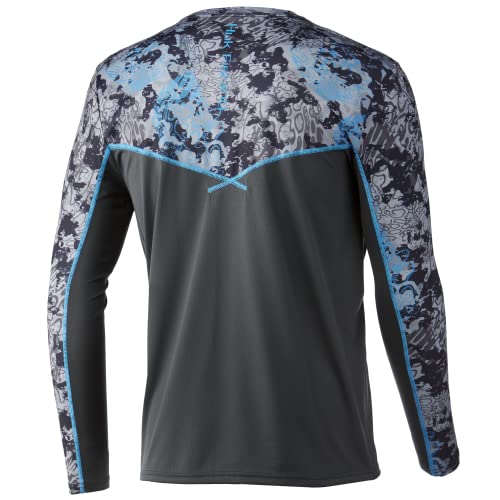 Image of HUK Men's Icon X Long Sleeve Shirt, Performance Fishing Shirt