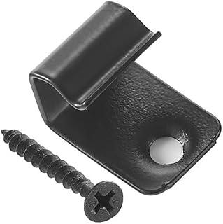 Stainless Steel Starter Clips 36 pcs for 400 SQ. FT. of Decking Board - 36 Clips with 36 Crews and 1 Driver Bit (Black) (Black)