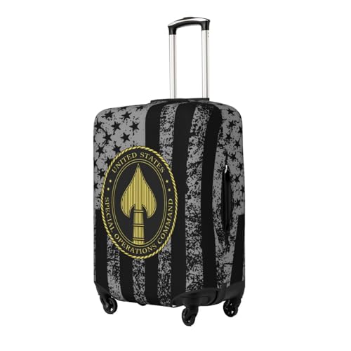 Socom Travel Luggage Cover Suitcase Protector Fits 18-21 Inch Case(Black,S)2