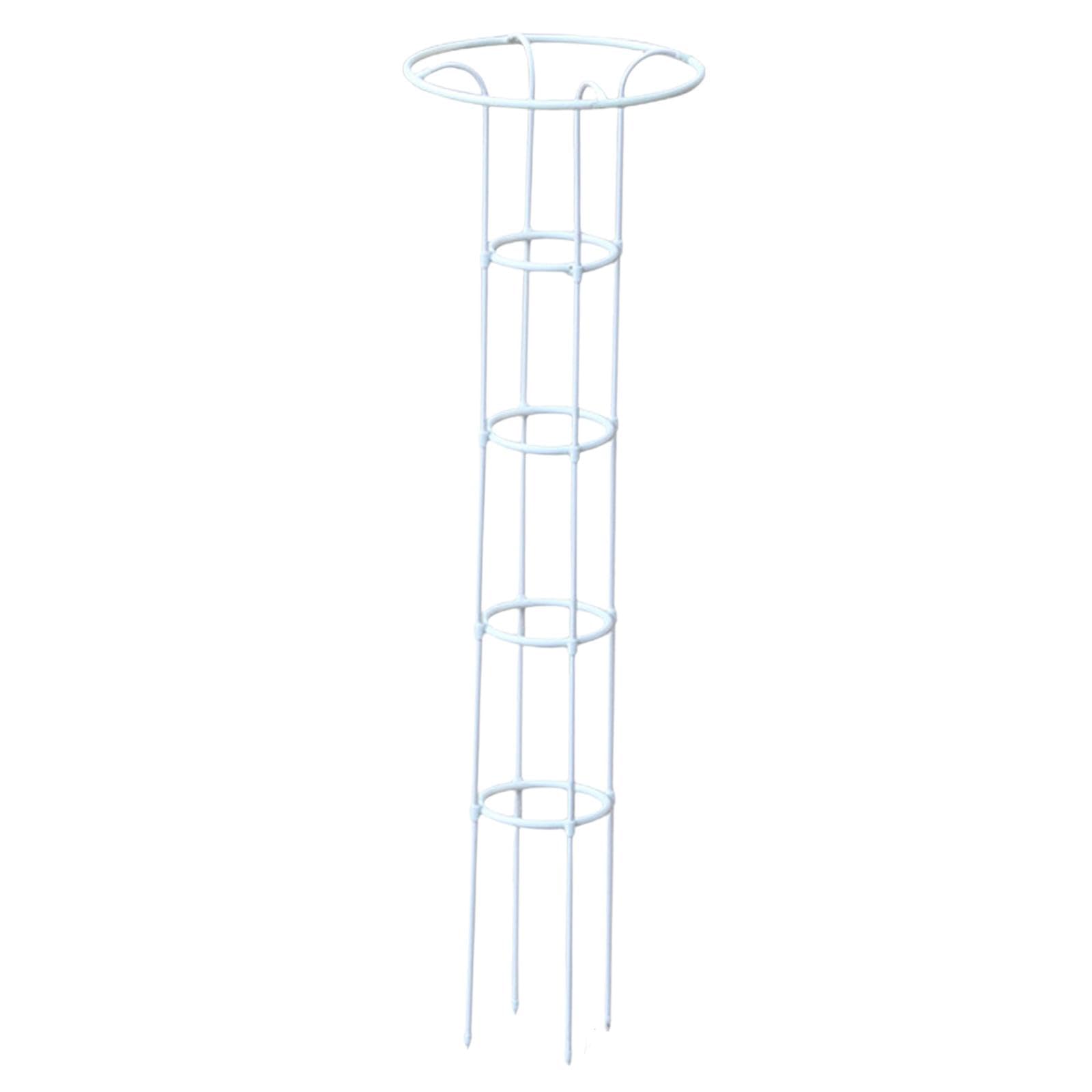 Enrejado para Plantas Soporte Decorativo para Enredaderas Material Resistente Fácil Instalación Adecuado para Jardines Macetones Y en, Blanco, 160 Centímetros