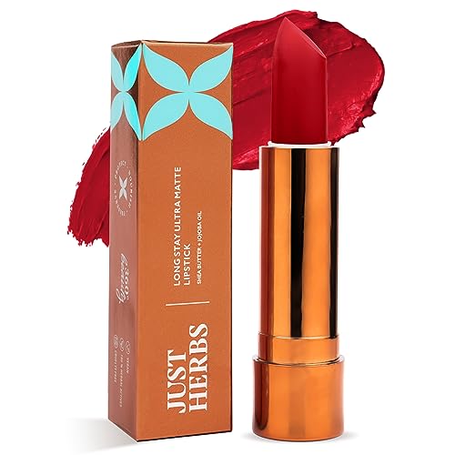 Just Herbs EDP Perfumes Trial Set of 8 x 3ml Long Lasting Pocket Perfume Fragrances for Men and Women (Fresh & Woody) & Just Herbs Ultra Matte Bullet Lipstick for Women 4 g... - Image 5