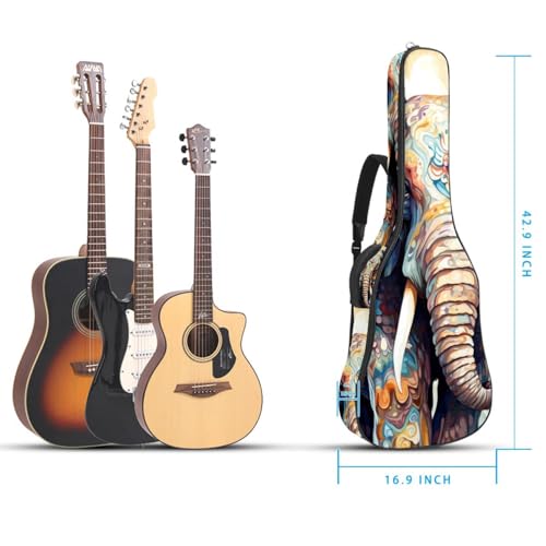 Housse guitare acoustique imperméable 42.9 pouces grand format - 5