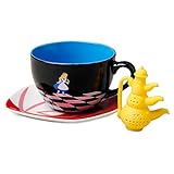 Disney Ensemble tasse, soucoupe et infuseur  th Alice au pays des merveilles