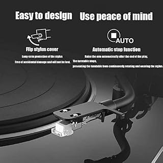 AMZOPDGS Boîte à Musique Lecteur de Disque Vinyle vers Haut-parleurs USB Platine Vinyle à entraînement par Courroie… - Les Beatles, Paul McCartney, John Lennon, RIngo Starr, George Harrison AMZOPDGS Boîte à Musique Lecteur de Disque Vinyle vers Haut-parleurs USB Platine Vinyle à entraînement par Courroie… – Image 6