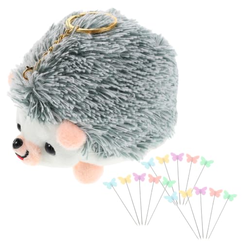 Cojín de alfileres de peluche con alfileres de acolchado decorativos
