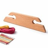 Applications larges : cette petite navette à encre est con?ue pour les métiers à tisser à encre, le tissage à l'encre, le tissage de ceintures, le tissage de sangles, le tissage de tablettes, le tissage de cartes, les métiers à ruban et la plupart des petits travaux de détail. ART_SUPPLIES.Navette de tissage en bois