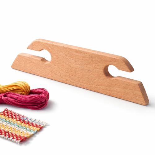 HEEPDD - Petite Navette de Tissage en Bois biseauté Inkle, Fabrication Artisanale Tricot Tissage Métier à Tisser Outils Navette pour Tissage Bricolage Artisanat Tissage Accessoires (En
