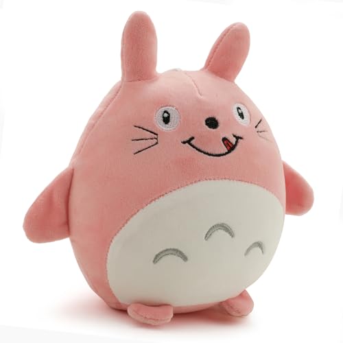 Image of Pink Donut Soft Plush Toy for Kids, Babies, Toddlers & Children, Cute Hug-Friendly Stuffed Toy, Safe, Lightweight & Easy to Clean (25CM)