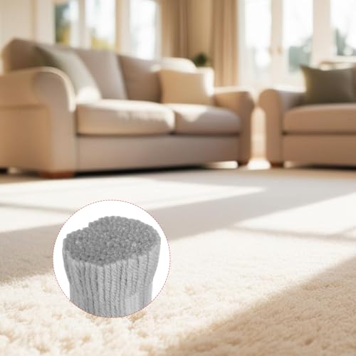 Image of MECCANIXITY 15 Rolls Latch Hook Yarn, 3mm Silver Latch Hook Kit Yarn Precut Hook Rugs Making Crochet Bundles for Rug Adults Beginners Tapestry DIY Craft
