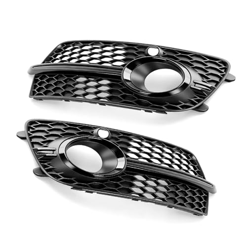 Calandre antibrouillard Audi Q5 S-Line 2013-2017 en nid d'abeille noir
