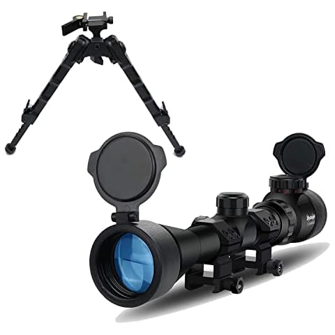 BESTSIGHT 3-9X40 Rifle Scope with Picatinny Bipod Cover