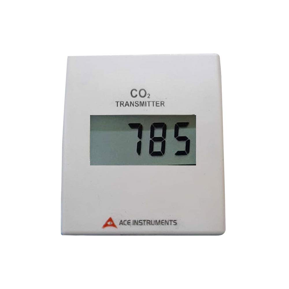 Carbon Dioxide Transmitter AI-CO2-DT (Range: 0 to 5000 PPM) for HVAC, Greenhouse, Mining, Landfill Gas Alongwith Calibration Certificate by INSTRUKART (with Display)