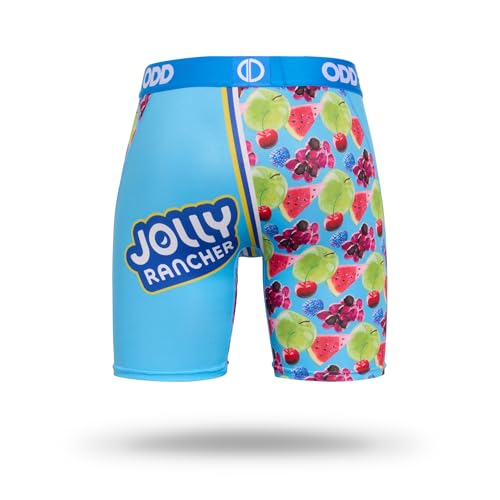 Odd Sox Jolly Rancher Fruit Split Men's Boxer Briefs - Candy Themed Sweet Novelty Underwear - Comfy Stretch Fit3