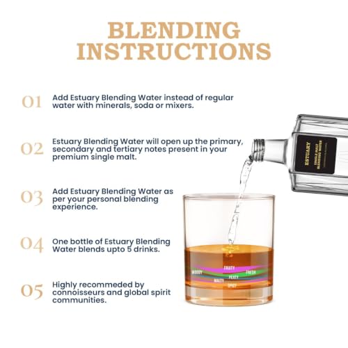 Image of Estuary Single Malt Blending Water (Pack of 2 X 200 Ml) | Premium Non-Alcoholic Mixer for Single Malt