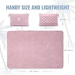 BOACAY Packable Travel Blanket for Airplane, Car - Compact Office Blanket - Portable Pillow for Adults, Kids with Case, Luggage Sleeve, Backpack Clip - Image 2