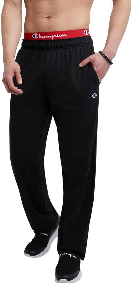 mens Pants, Everyday Cotton Pants for Men, Open Bottom Pants (Reg. Or Big & Tall) Track Pants (pack of 1)