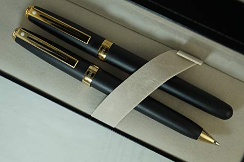 Sheaffer signature prelude satin black and 22kt gold appointment …