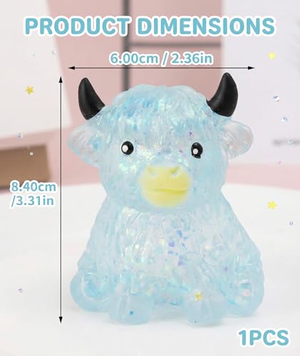 Image of 2Pcs Cheese Squishy, Taba Squishy, Dumpling Squishy-Stretchy Food-Shaped Sensory (Blue)