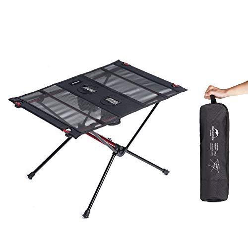 Naturehike FT07 Ultralight Camping Table, 1.6 LBS Portable Backpacking Table with Carry Bag & Cup...