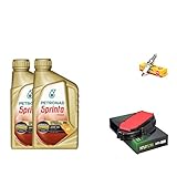 adiva 200 singapore  KIT TAGLIANDO OLIO SINTETICO 10W40 PETRONAS SPRINTA F900 FILTRO HIFLO ARIA CANDELA NGK COMPATIBILE CON ADIVA AD 200 200