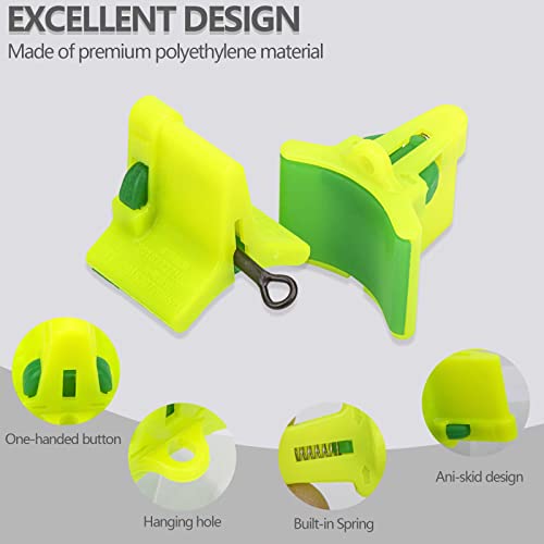 THKFISH Drillinge Angelhaken Hauben Drillingshaken Abdeckung Hakenhauben für Angelköder S-50 Stück/M-40 Stück – Bild 3