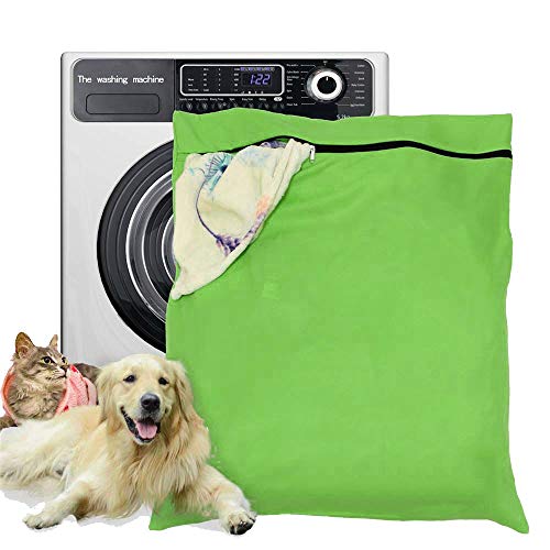 Booding Petwear Wäschebeutel,Haustier-Wäschesack, Haustierhaare, Haustierwäsche, Waschbeutel für Waschmaschine mit für Haustier-Bettwäsche, Decken, Handtücher Cover