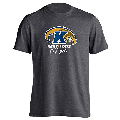 Sport Your Gear Kent State Golden Flashes Proud Parent Mom T-Shirt - Black, Charcoal Heather, Large