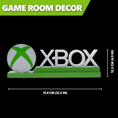 Paladone Green Xbox Icons Light, Dynamic Phasing and Pulsing Light Modes, Officially Licensed