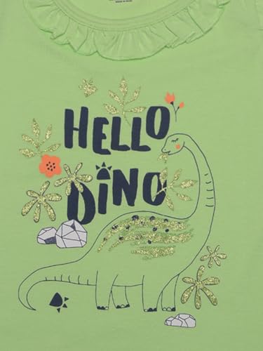 Image of Dollar Champion Cotton Regular Fit T-Shirts for Girls -Actual Color May Vary
