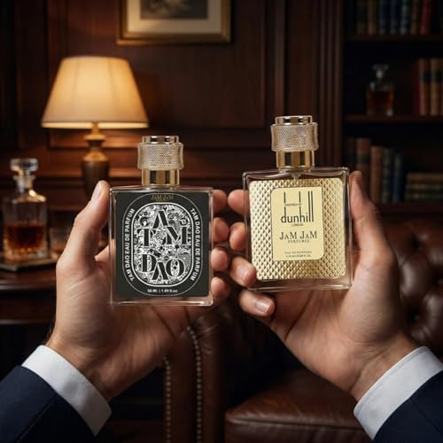 Image of SRK Edition Tam Dao & Dunhill Eau De Parfum for Men and Women | Luxury Woody Fragrance | Long Lasting Premium EDP Perfume with Sandalwood & Cedar Notes Spicy Fragrance Gift Set | 2 x 50ml
