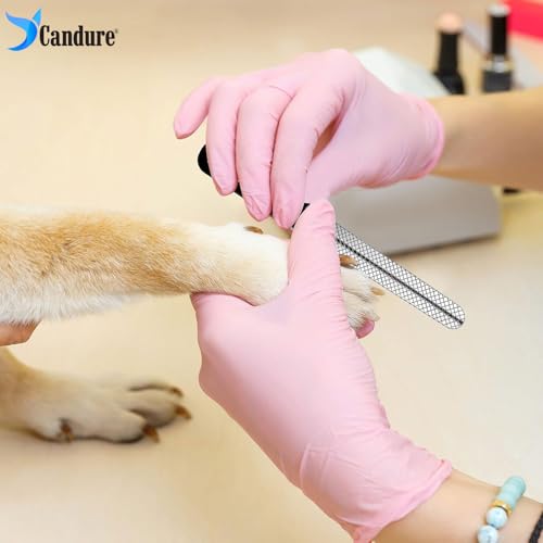 Image of Candure Pet Nail Clippers Professional Nail Trimmer Suitable for Puppy, Cats, Rabbits and Guinea Pigs - Safety Lock /Protective Guard to Avoid Over Cutting (Blue, Small)