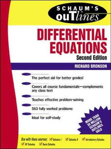 Schaum's Outline of Differential Equations Schaum's Outline of Differential Equations
