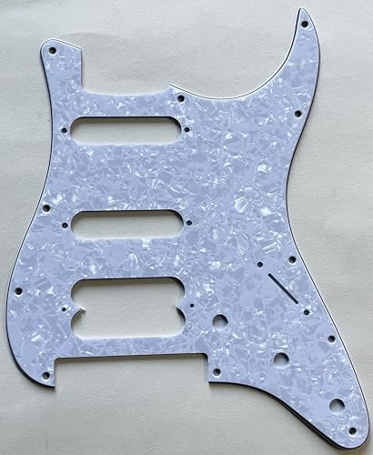 Pickguard Fit Fender Player Stratocaster Floyd Rose HSS �X�^�C�� �M�^�[(4�w�z���C�g�p�[��)