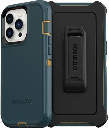 OTTERBOX DEFENDER SERIES SCREENLESS EDITION Case for iPhone 13 Pro (ONLY)Polycarbonate shell Synthetic rubber slipcover Polycarbonate holster, with Kickstand - HUNTER GREEN