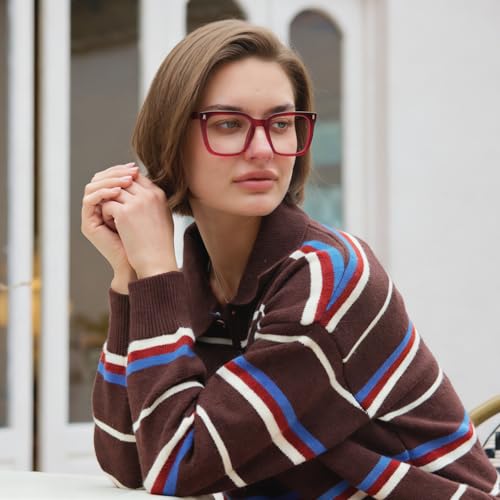 Image of Firmoo Oversized Blue Light Blocking Glasses Computer Gaming Glasses, Blue Blockers Glasses for Women /Men