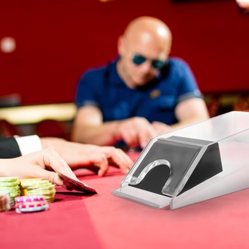 Distributeur de cartes de table en acrylique robuste et fluide