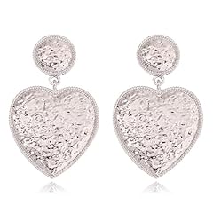 Sliver Heart Earrings