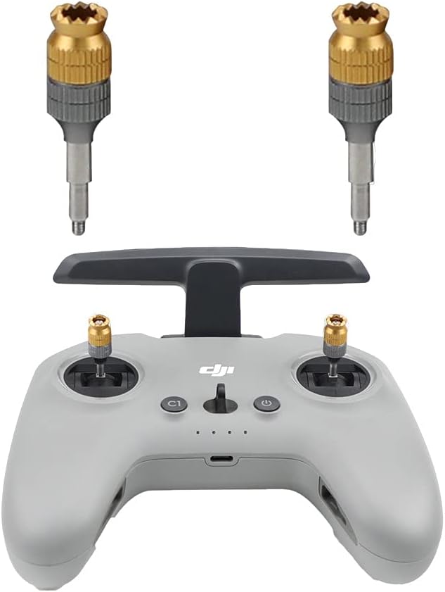 1Pair FPV Remote Controller Extended Joystick CNC Aluminum Thumb Stick Rocker Protector Extension for DJI FPV Drone Accessories Multirotors