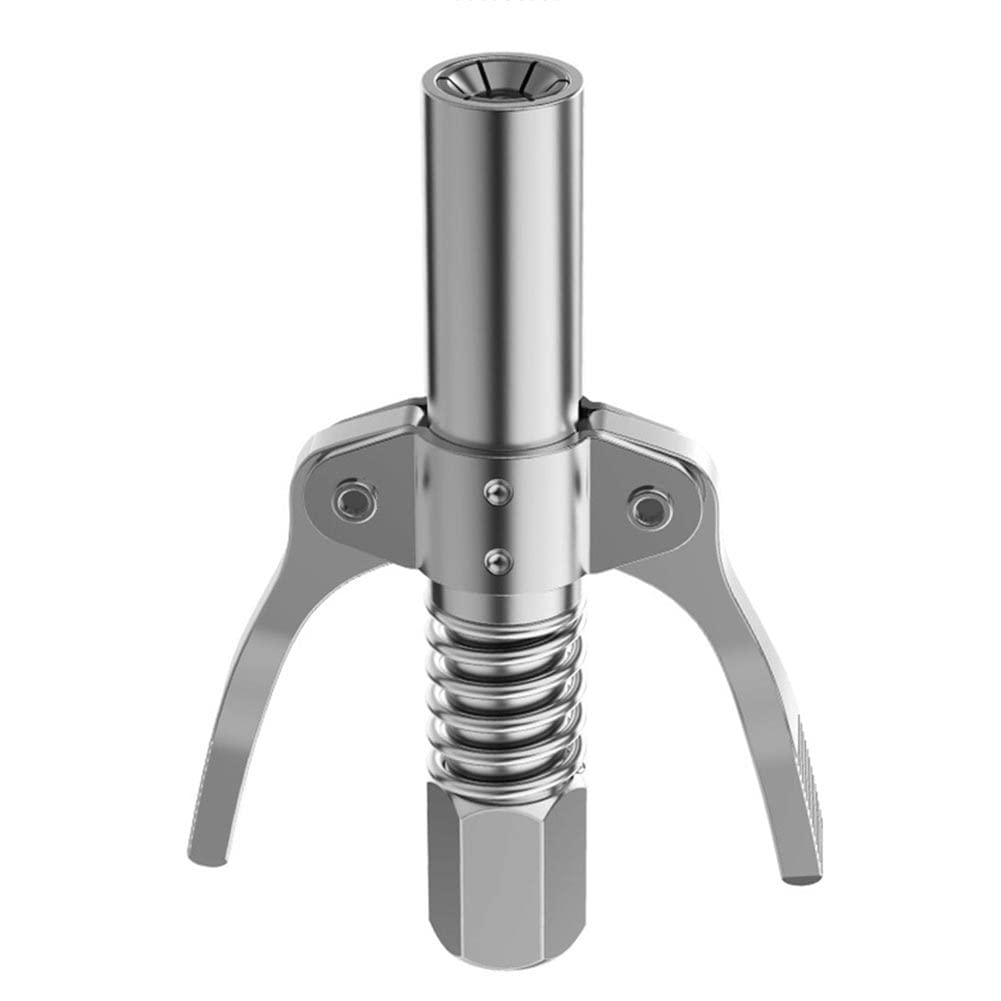 Bloepum 10000 PSI Double Handle Stainless Oil Injector Nozzle Heavy-Duty Quick Lock NPTI/8 Grease Tool Tip