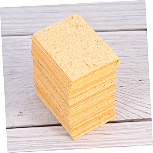 VILLCASE 150 Peças Limpador De Ferro De Solda Esponja De Limpeza De Ponta De Solda Limpador De Solda