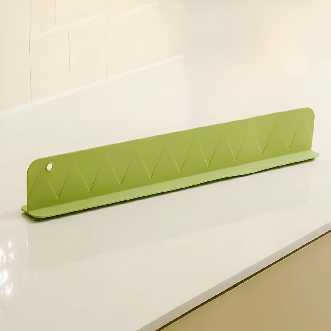 Dadhichi Zone 2 Pcs -Sink Anti-Splash Baffle Countertop Silicone Suction Cup Splash Guard, Kitchen Water Baffle Plate Splash Guard Anti-Splatter Board Flexible Blocking Barrier Kitchen Tools 2