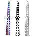Mopoin Butterfly Trainer, 3 Stücke Balisong Trainer Butterfly Knife Trainer Trainingsmesser für Balisong Trainingsmesser AnfäNger-Der Flipping-Tricks üBt