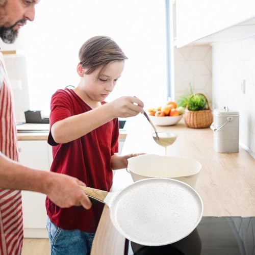 Poêle à crêpe induction 24cm et poêle à œuf antiadhésive pour plaque de cuisson