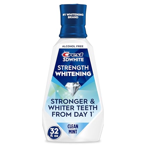 Crest 3D Clean Mint Mouthwash, 32 Fluid Ounce