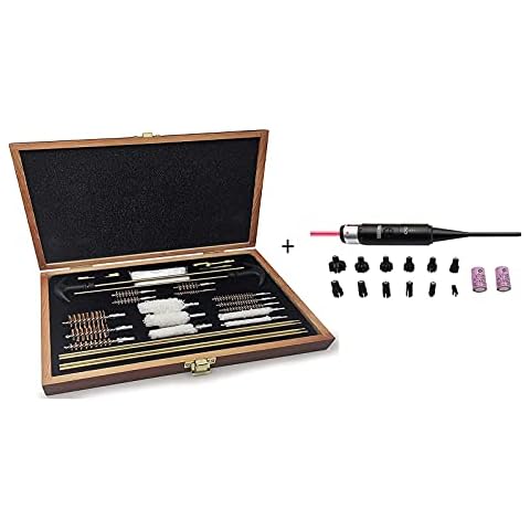 StrongTools Red Laser Boresighter for All Guns, with Gun Cleaning Kit. Cover