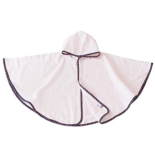 ブルーム 今治産 ベビーポンチョ Fit-Use (フィットユース) ベビーバスローブ フード付き 速乾 軽量 ガーゼ生地 かわいい 赤ちゃん 日本製 綿100% (ピンク)